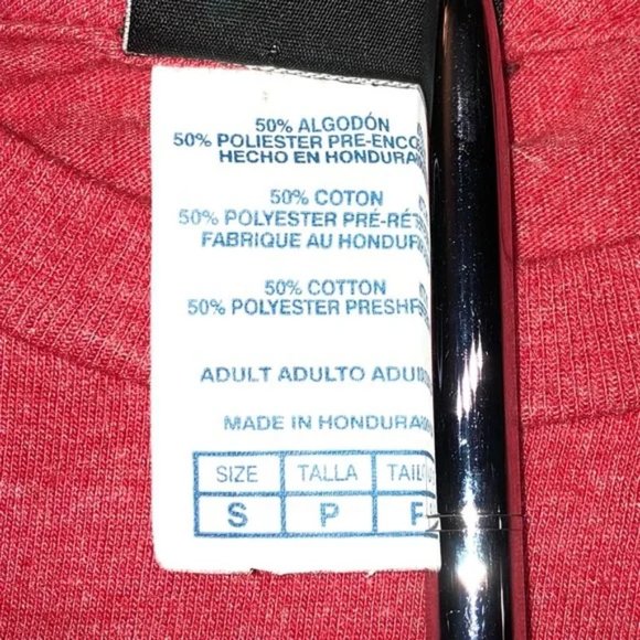 Rock and Roll Hall of Fame Red Retro Electric Guitar Graphic Tee - Picture 7 of 7